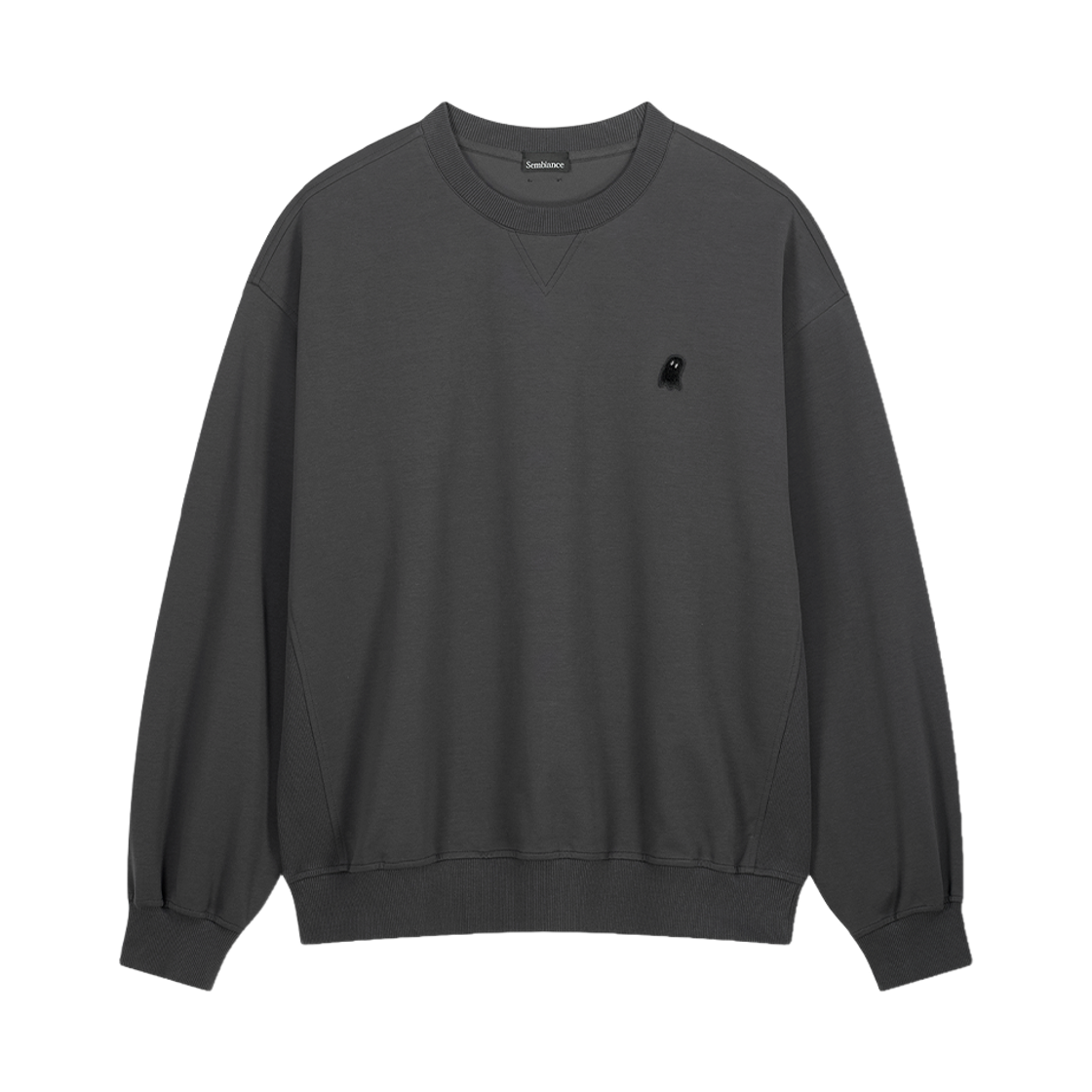 지오송지오 셈블런스 슬로건 스웻셔츠 차콜 ZI5TS803CH(ZIOSONGZIO SEMBLANCE Slogan Sweatshirt Charcoal)