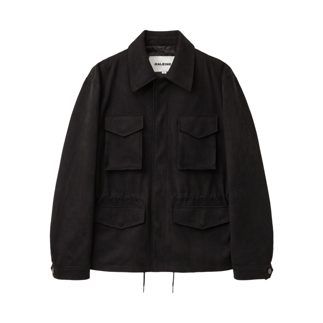 알렌느 포우 스웨이드 필드 자켓 블랙(Haleine Faux Suede Field Jacket Black (Xj319))