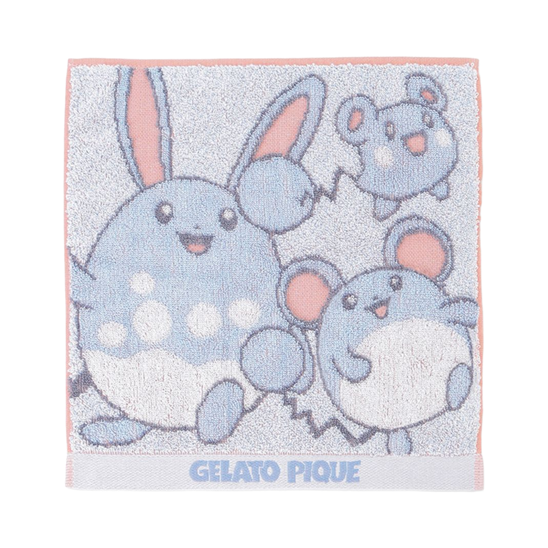 포켓몬 x 젤라또 피케 핸드 타월 블루(Pokemon x Gelato Pique Hand Towel Blue) - 1