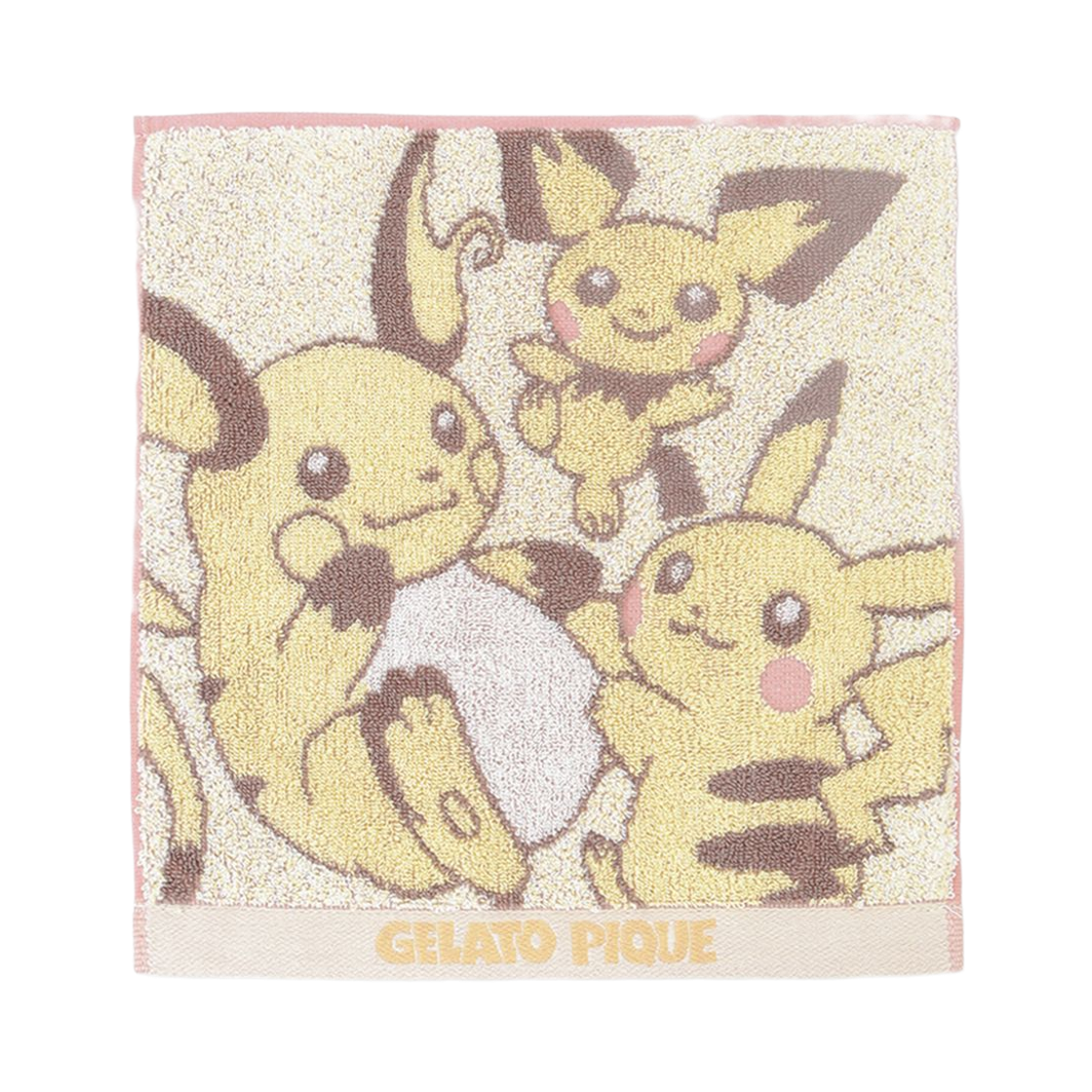 포켓몬 x 젤라또 피케 핸드 타월 옐로우(Pokemon x Gelato Pique Hand Towel Yellow)