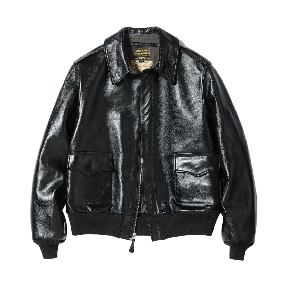 BR80596 Buzz Rickson's William Gibson Collection Type A-2 Jacket Black