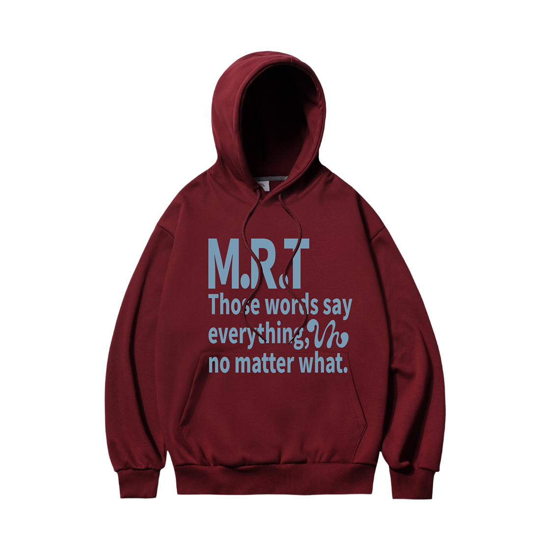 26FV007 Venhit MRT Vivid Hoodie Burgundy
