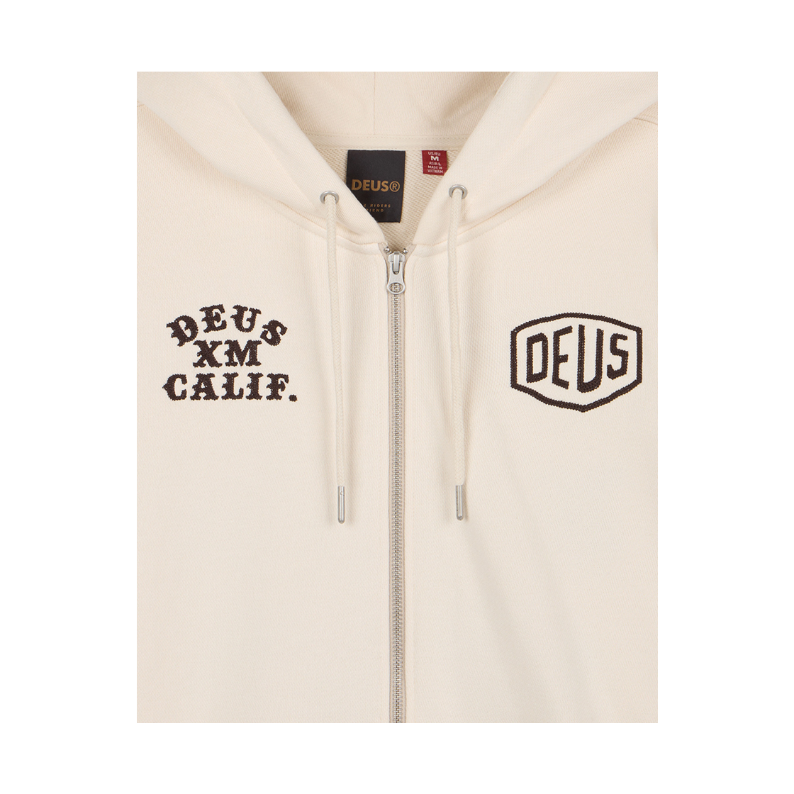 [6% 적립] 데우스 엑스 마키나 퀵 스트라이크 집 후디 아이보리([6% 적립] Deus Ex Machina Quick Strike Zip Hoodie Ivory) - 4