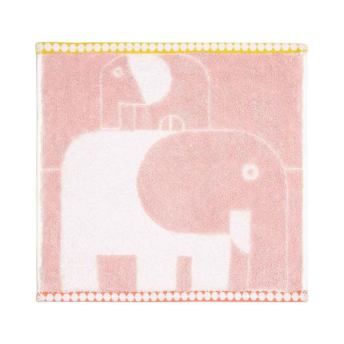 H104778M01 Hermes Animaux Blocks Washcloth Rose Quartz