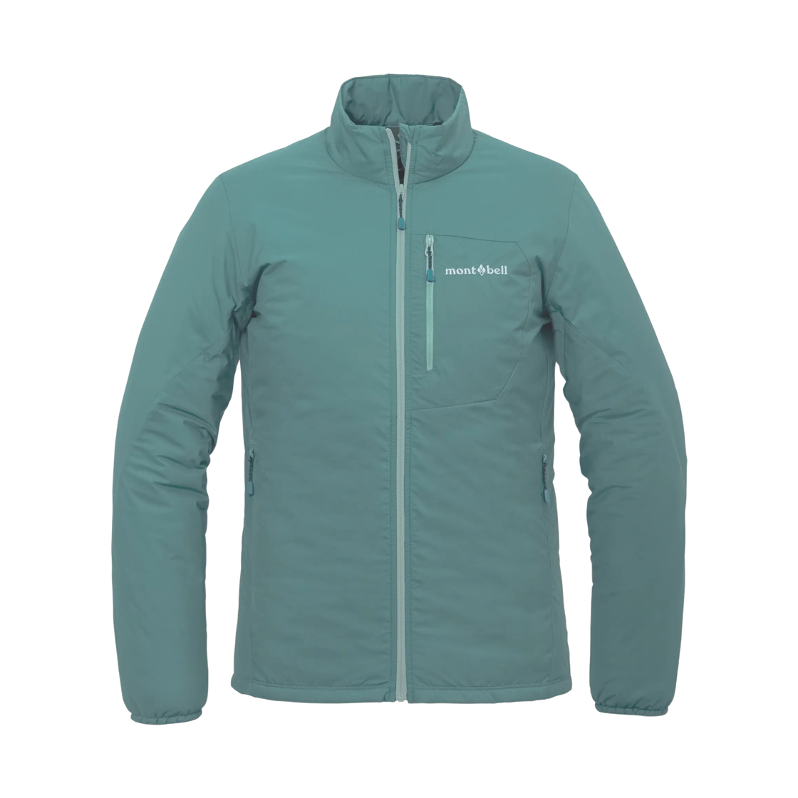 1101689 (W) Montbell EX Light Thermawrap Jacket Blue Green 1