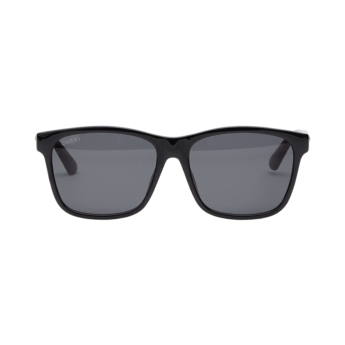 GG0746SA-001 Gucci Square Frame Acetate Sunglasses Black Grey