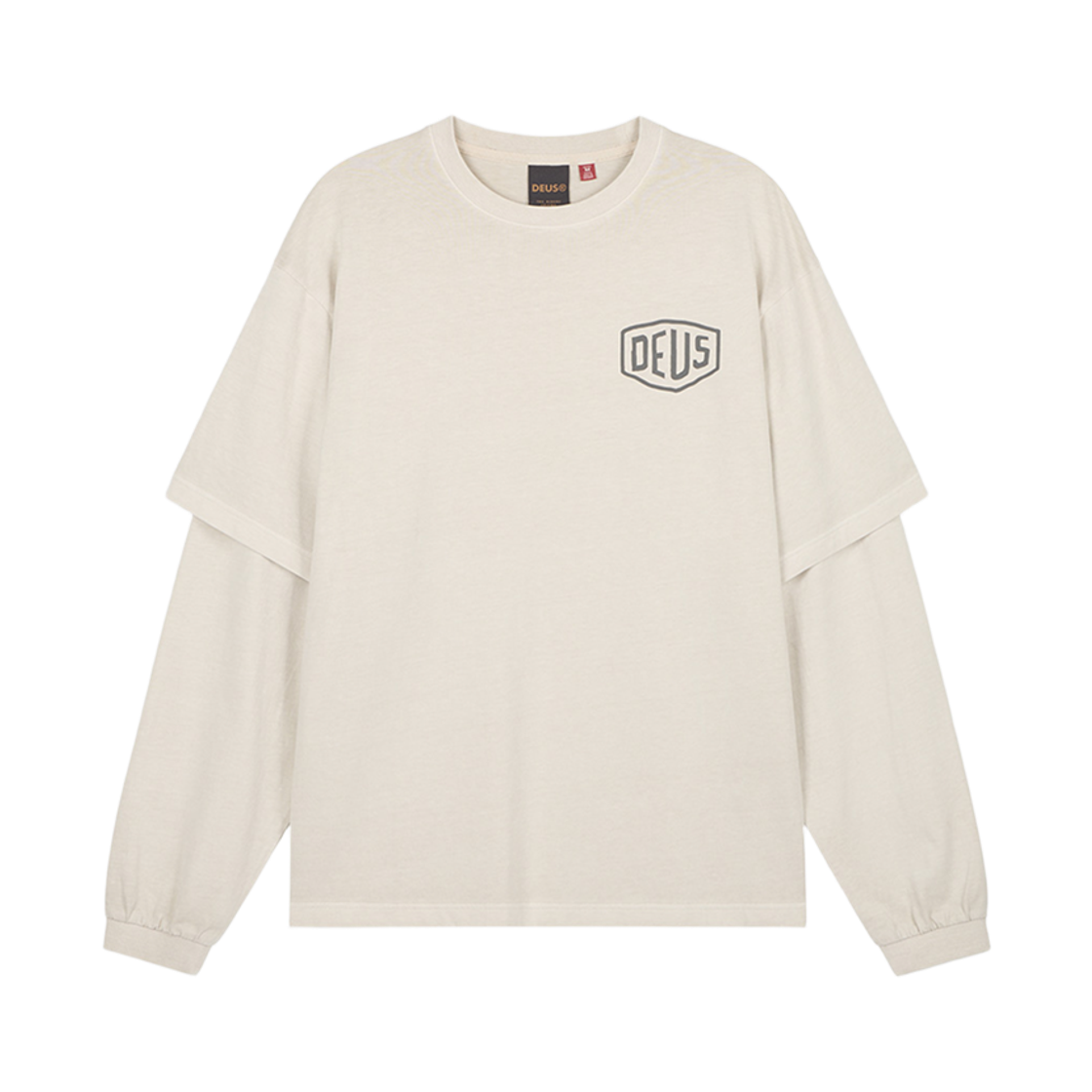 D263ULT280070 [6% 적립] Deus Ex Machina Marsden Layered Ls Tee Beige