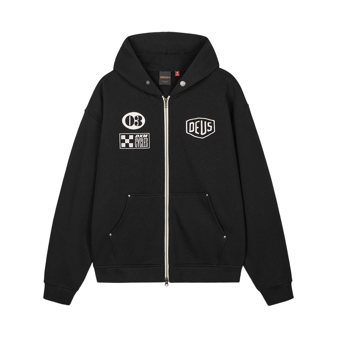 [6% 적립] 데우스 엑스 마키나 커스텀 집 후디 블랙([6% 적립] Deus Ex Machina Custom Zip Hoodie Black) - 2