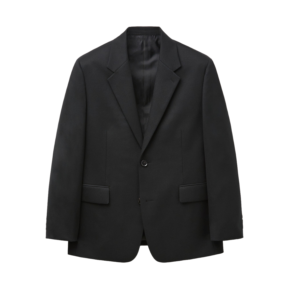 CWJAA26611BKX Customellow Relaxed-Fit Wool Set-Up Jacket Black