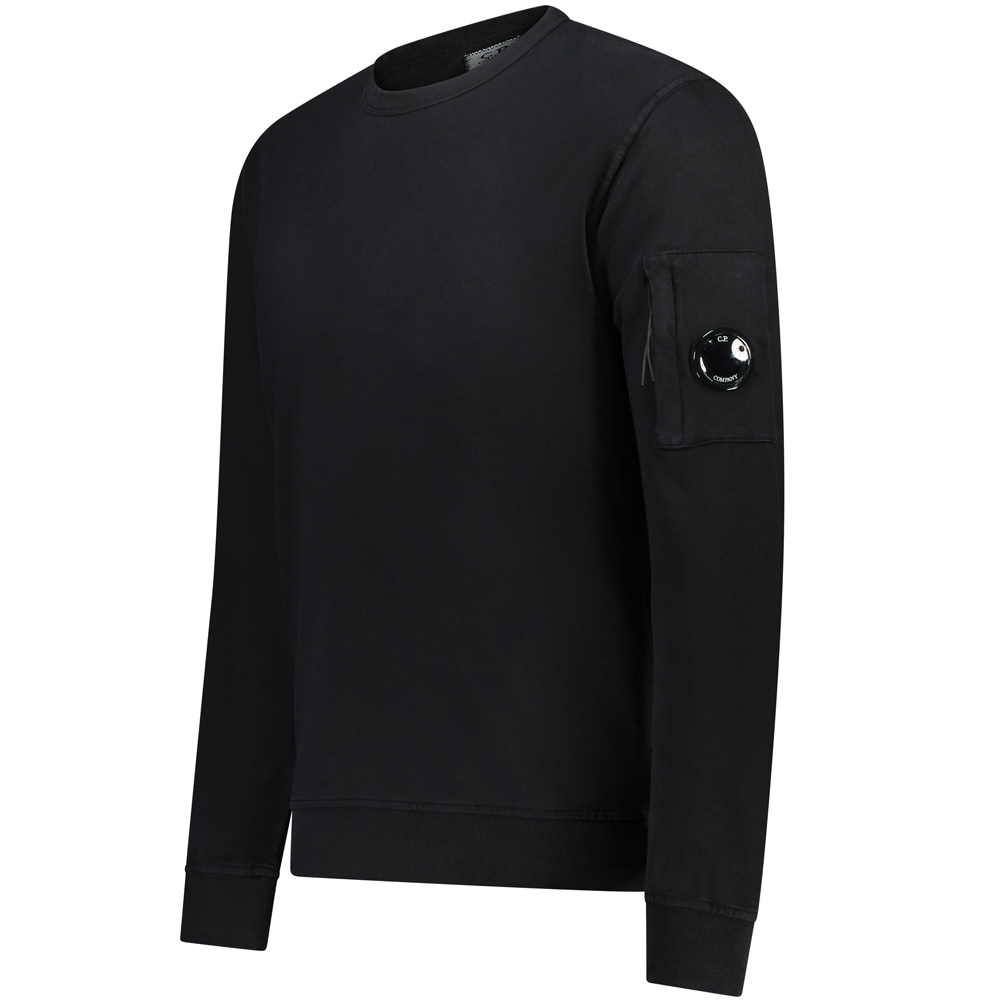 [20% 쿠폰] C.P. 컴퍼니 로고 와펜 맨투맨 블랙 - 24FW([20% 쿠폰] C.P. Company Logo Wappen Sweatshirt Black - 24FW) - 4
