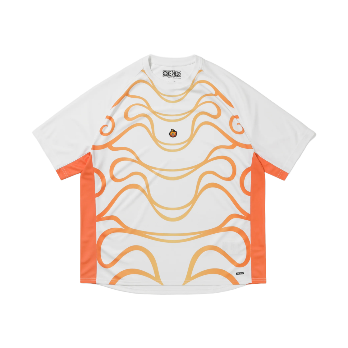 IX8644-100 Nike x One Piece NRG SS Jersey White Orange Blaze