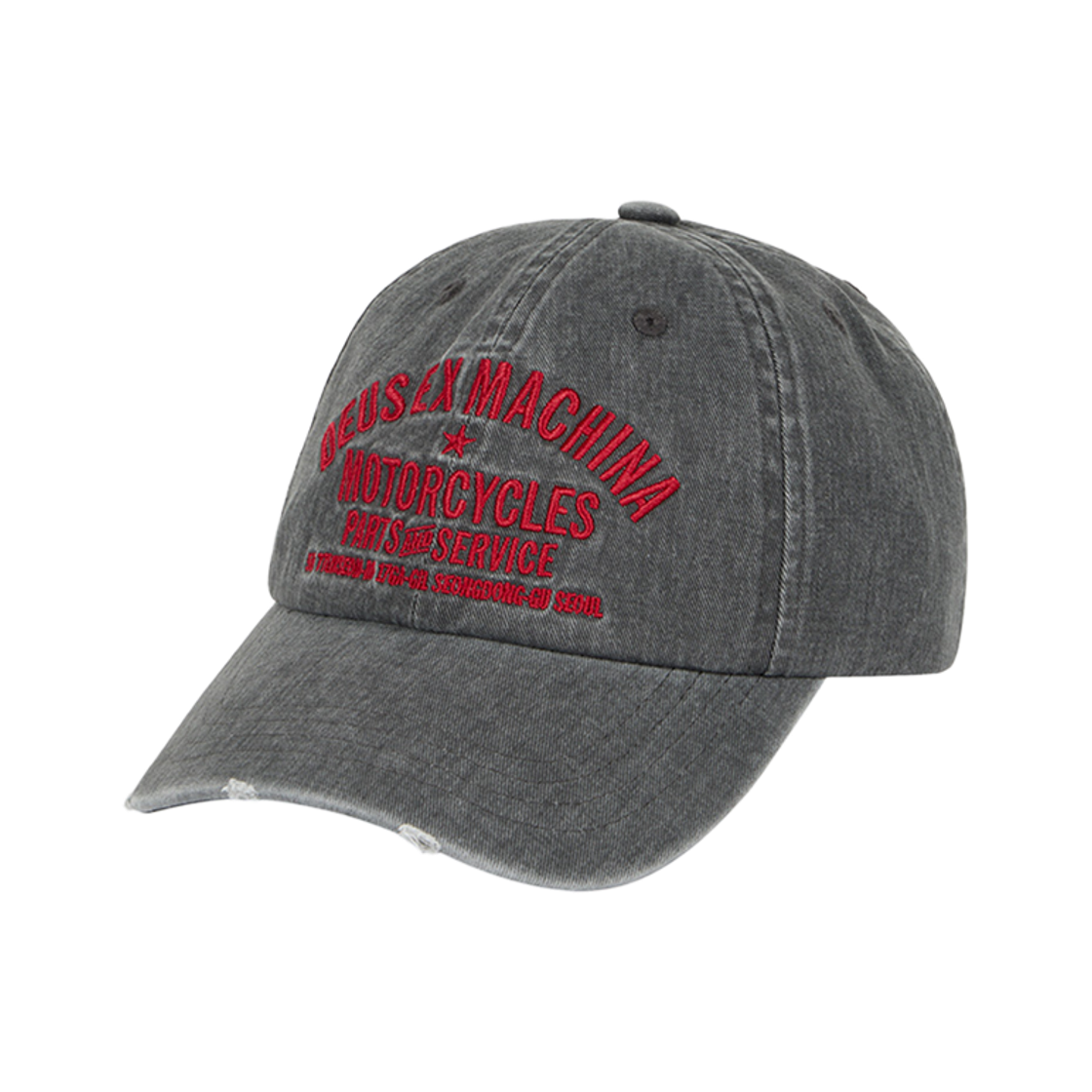 [6% 적립] 데우스 엑스 마키나 다이드 서울 오리지널 어드레스 캡 차콜([6% 적립] Deus Ex Machina Dyed Seoul Original Address Cap Charcoal) - 3