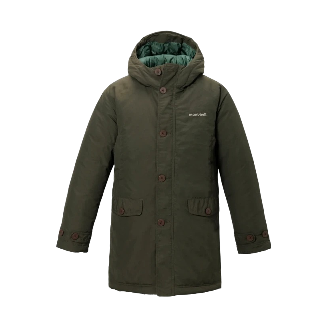 1101725 (Kids) Montbell Down Husky Coat Dark Green