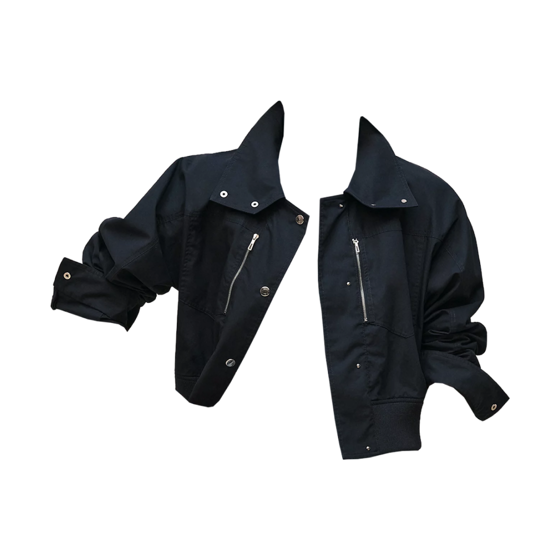 H6H0179DO5H (W) Hermes Modular Jacket Bleu Noir