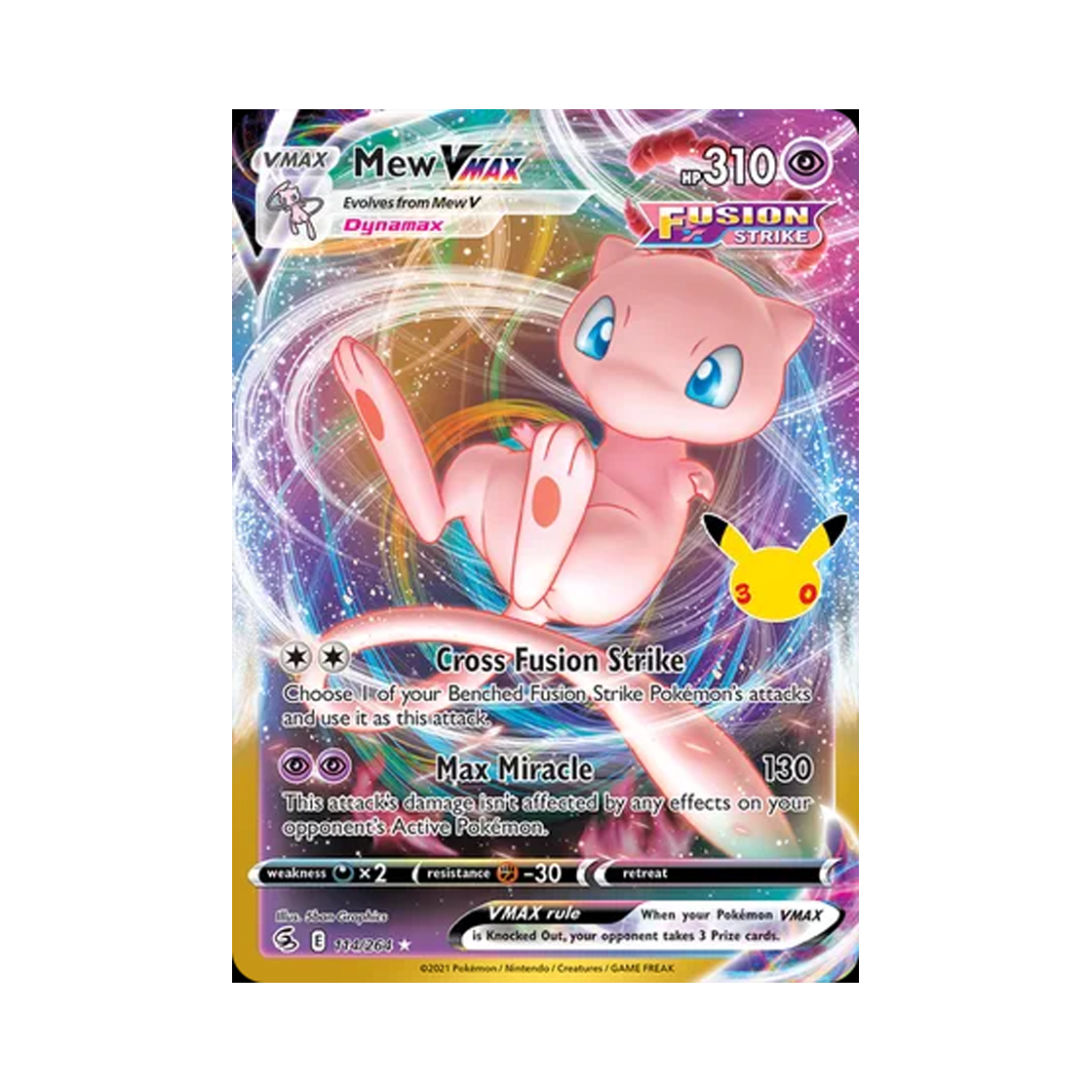 포켓몬 TCG 뮤 VMAX HRV 30주년 기념 클래식 컬렉션 (영문판)(Pokemon TCG Mew VMAX HRV 30th Celebration Classic Collection (English Ver.)) - 1