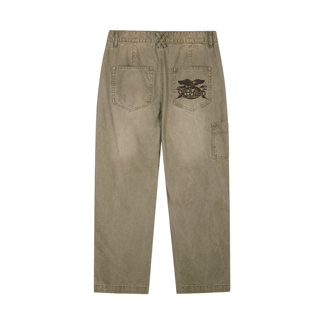 [6% 적립] 데우스 엑스 마키나 데미지드 더브 니 팬츠 카키([6% 적립] Deus Ex Machina Damaged Dub Knee Pant Khaki) - 2