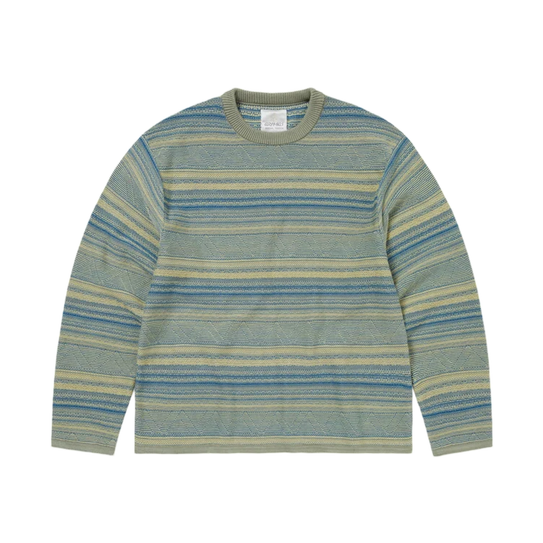 - Thisisneverthat x Gramicci Pattern Knit Crew Yellow