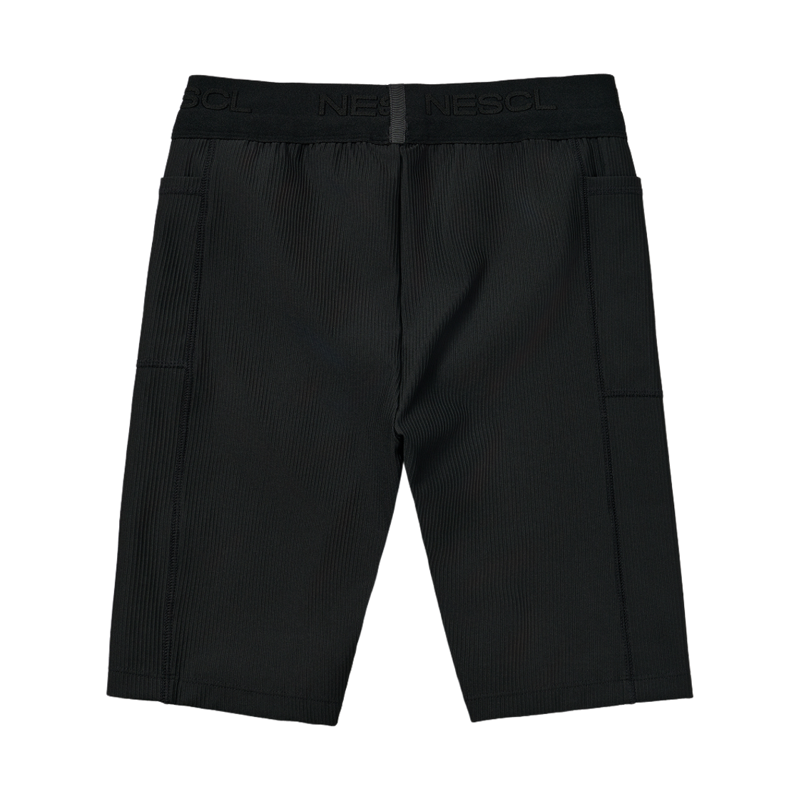네스클 퍼포먼스 레이싱 로고 하프 타이즈 블랙(NESCL Performance Racing Logo Half Tights Black) - 2