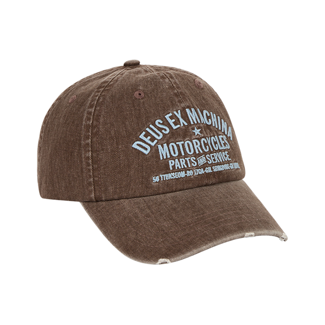 D263UHA030080 [6% 적립] Deus Ex Machina Dyed Seoul Original Address Cap Brown