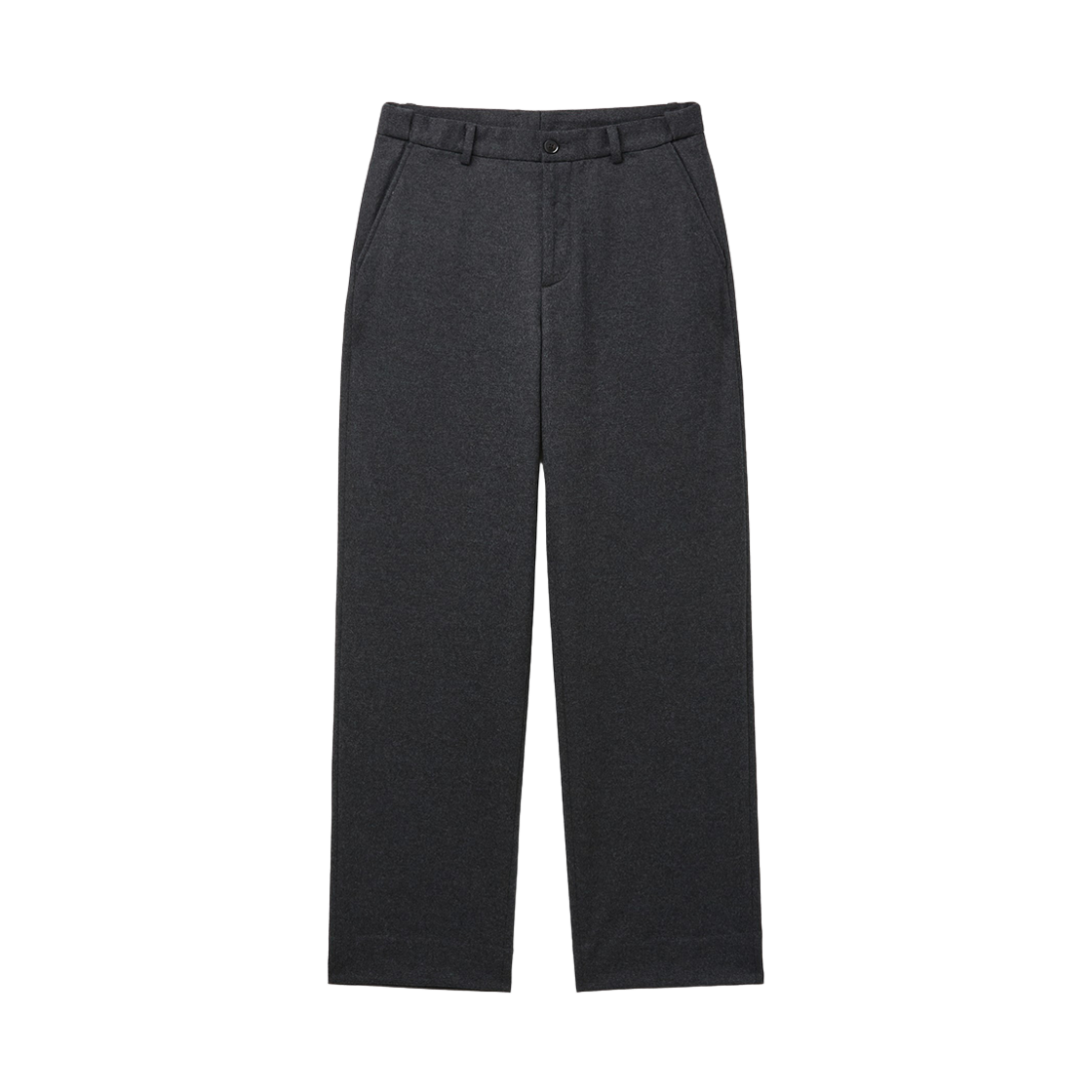 커스텀멜로우 루즈핏 울 셋업 팬츠 다크 그레이(Customellow Loose-Fit Wool Set-Up Pants Dark Gray)