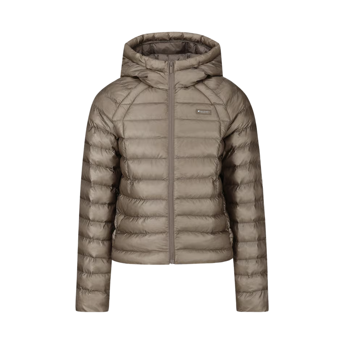 DWPD48066-LWS (W) Discovery Expedition Wellness Lightweight Cropped Padded Jacket Brown