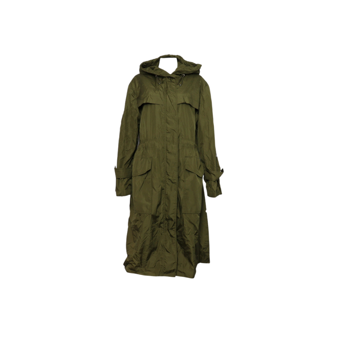 ITNKP8FVJ9RW Moncler Hiengu Hooded Raincoat Jacket Khaki
