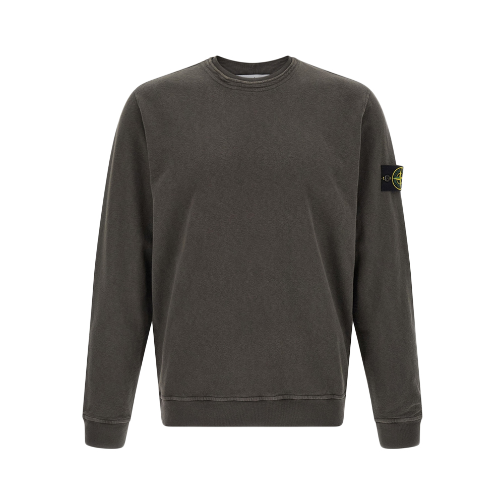 [20% 쿠폰] 스톤 아일랜드 패치 더블넥 말파일 플리스 맨투맨 차콜 - 26SS([20% 쿠폰] Stone Island Patch Double Neck Malfle Fleece Sweatshirt Charcoal - 26SS) - 2