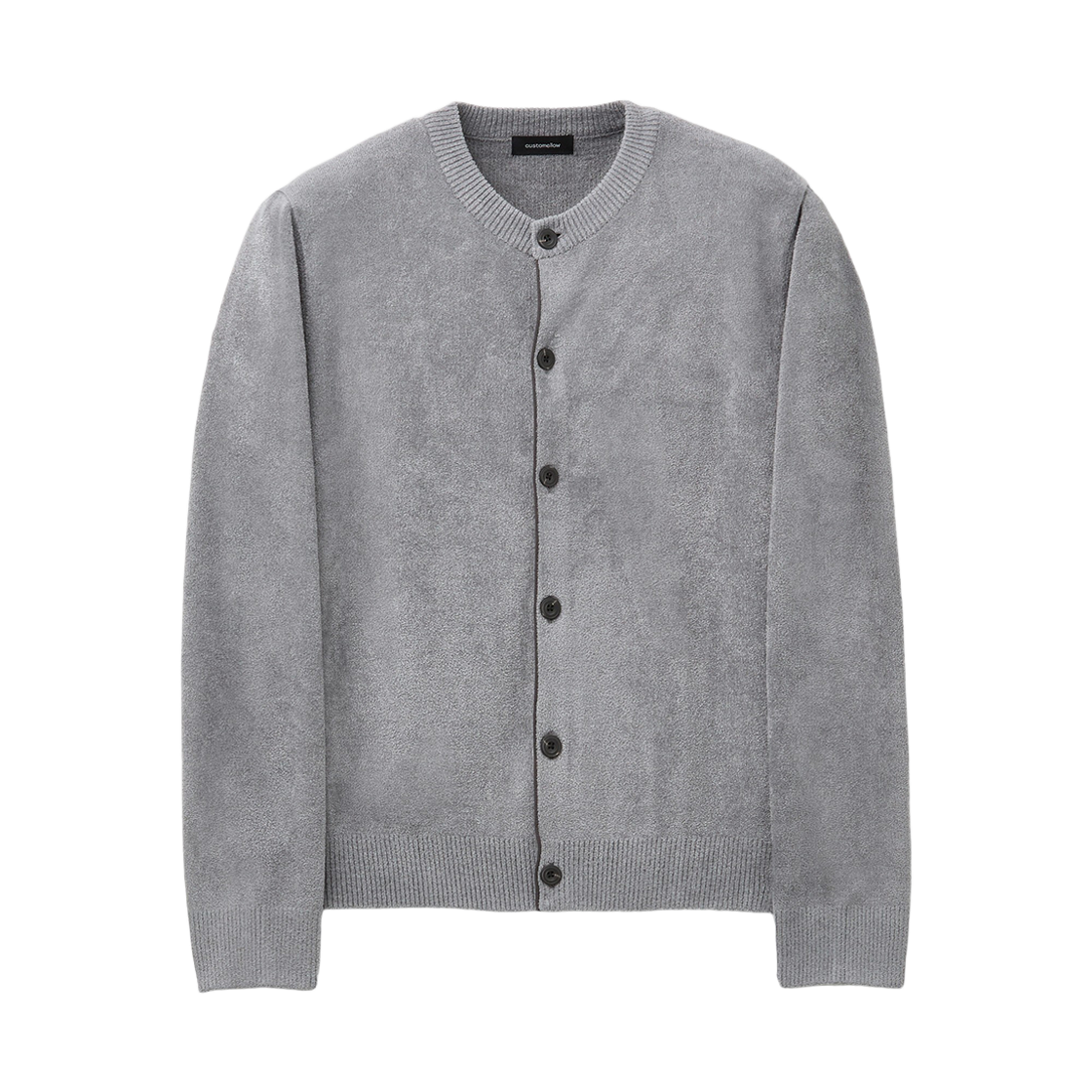 커스텀멜로우 셔닐 가디건 그레이(Customellow Chenille Cardigan Gray) - 1