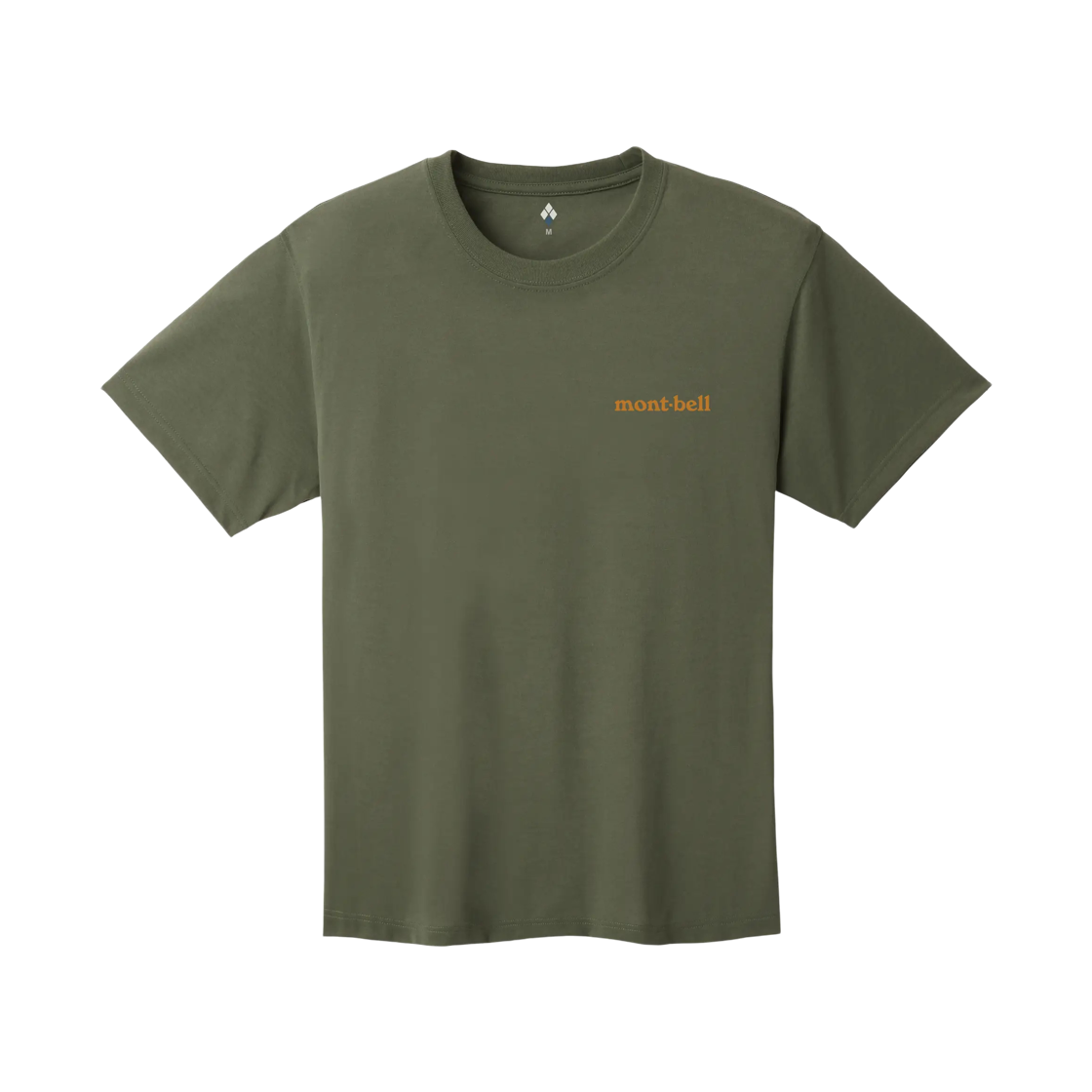 2304639 Montbell Wickron Mountains & Sun T-Shirt Khaki