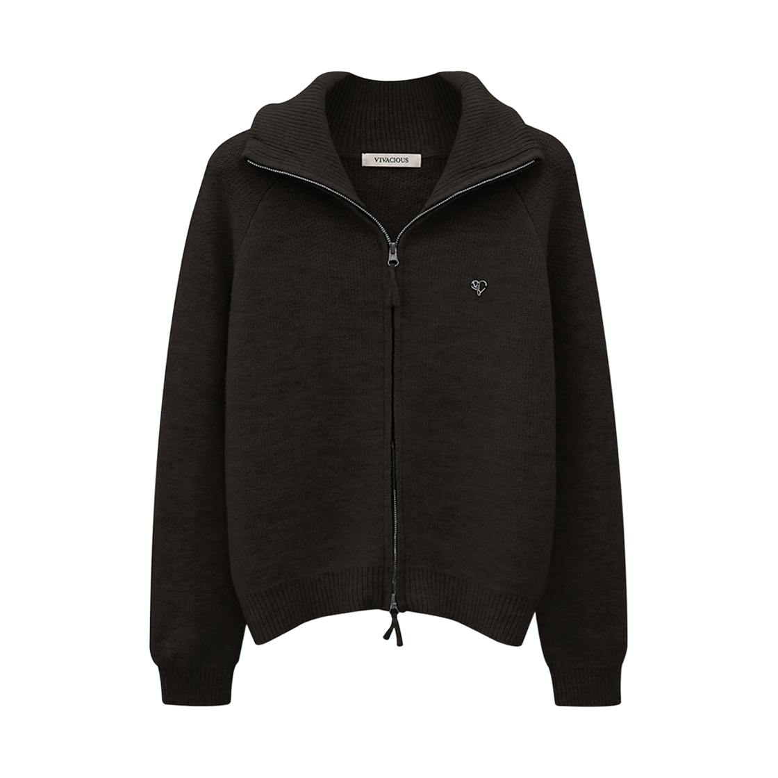 VV53KN03BR VIVACIOUS Rose Mignon Zip-up BROWN