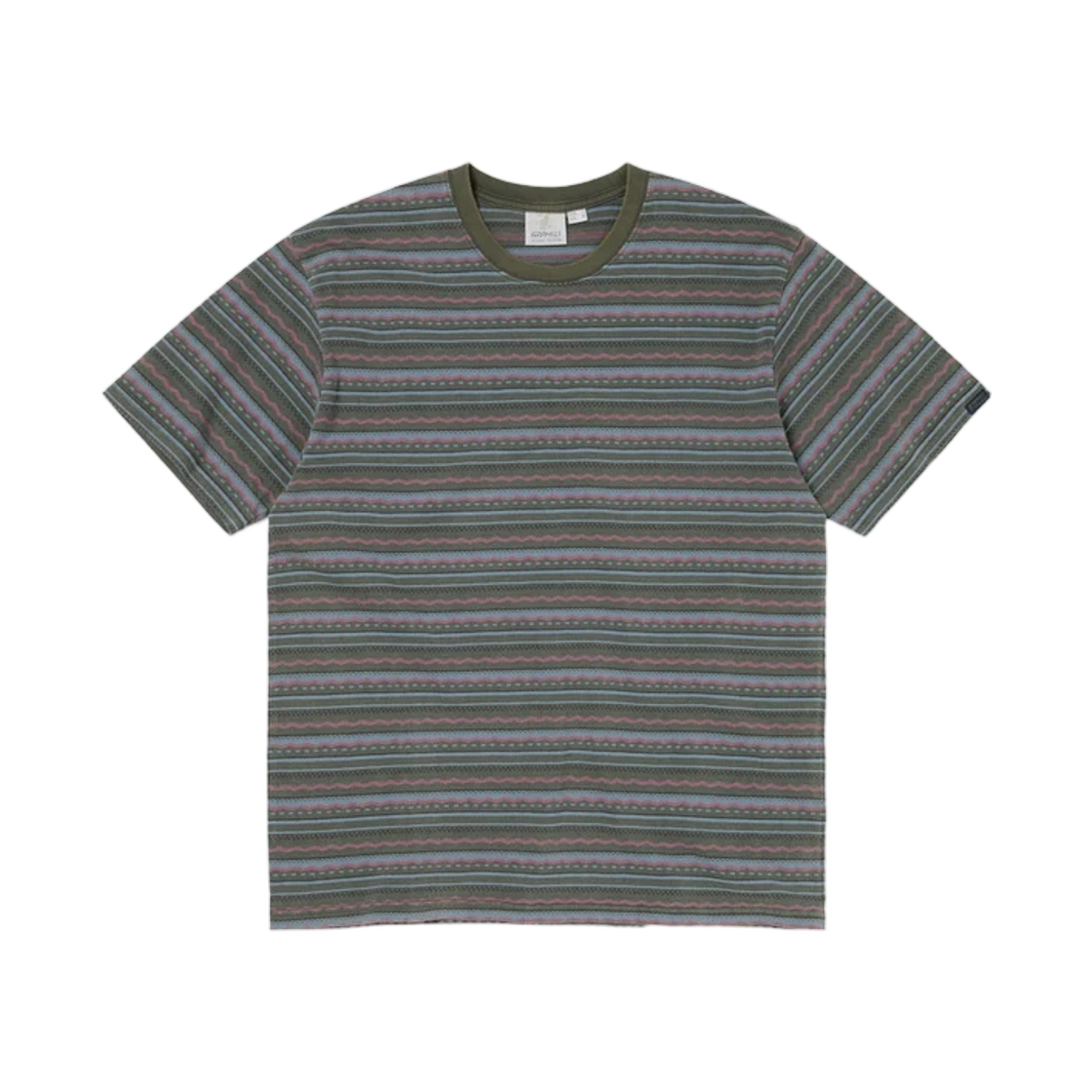 - Thisisneverthat x Gramicci Faded Striped T-Shirt Sage
