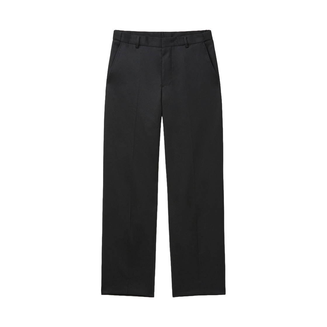 커스텀멜로우 릴렉스핏 울 셋업 팬츠 블랙(Customellow Relaxed-Fit Wool Set-Up Pants Black)