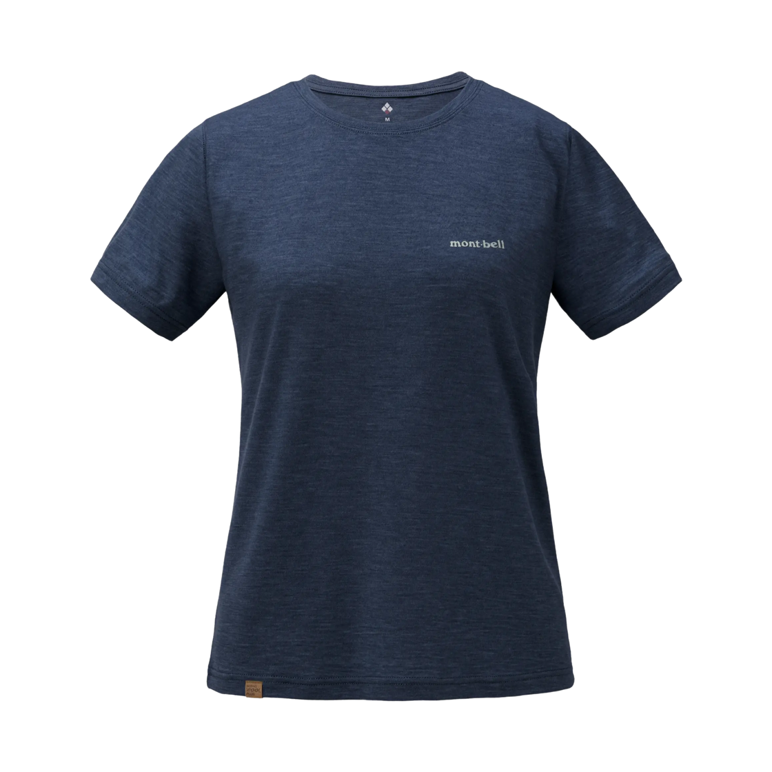 1114605 (W) Montbell Merino Wool Plus Light T-Shirt Navy