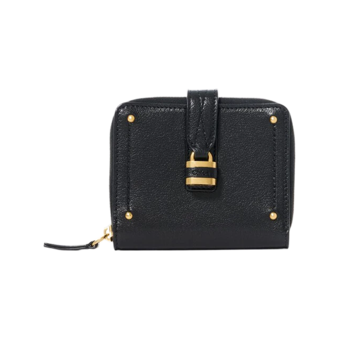 CH26WP952O37001 (W) Chloe Paddington Bifold Wallet in Grained Leather Black