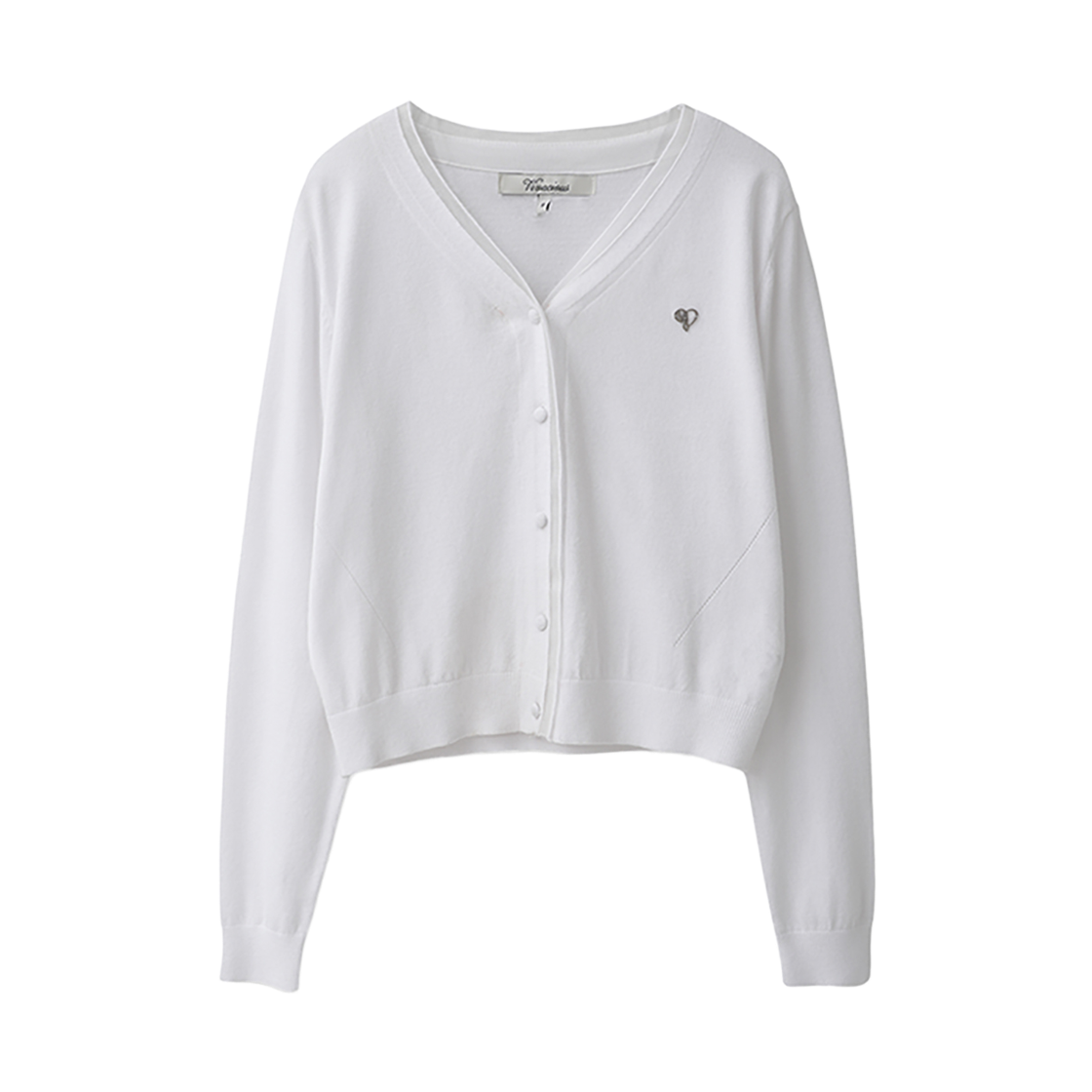 VV61KN02IV VIVACIOUS Lune Oganza Layered Knit CD IVORY
