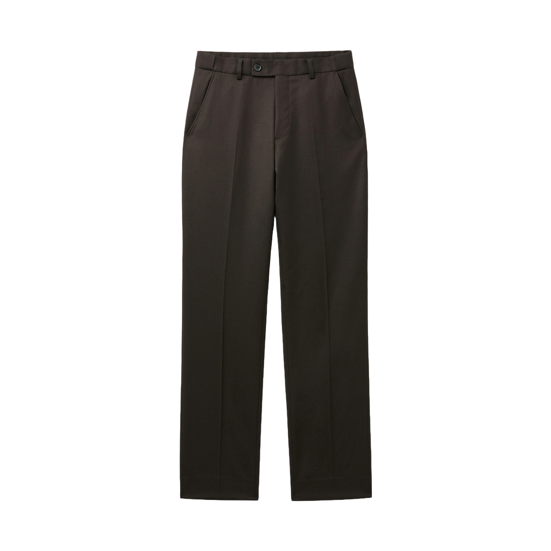 커스텀멜로우 레귤러핏 울 셋업 팬츠 다크 브라운(Customellow Regular-Fit Wool Set-Up Pants Dark Brown)
