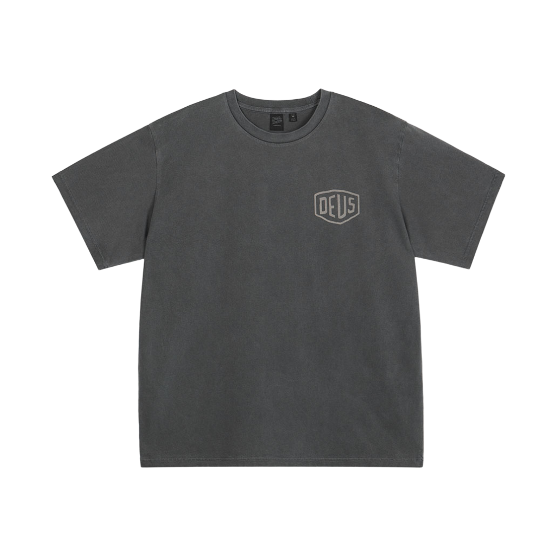 [6% 적립] 데우스 엑스 마키나 다이드 서울 컬리지 어드레스 티셔츠 차콜([6% 적립] Deus Ex Machina Dyed Seoul College Address Tee Charcoal) - 2