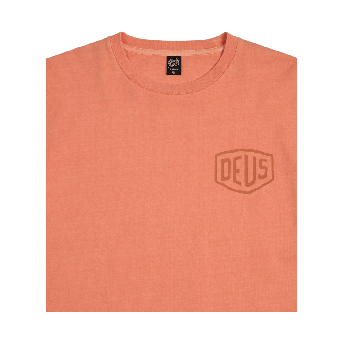 [6% 적립] 데우스 엑스 마키나 다이드 서울 컬리지 어드레스 티셔츠 오렌지([6% 적립] Deus Ex Machina Dyed Seoul College Address Tee Orange) - 3