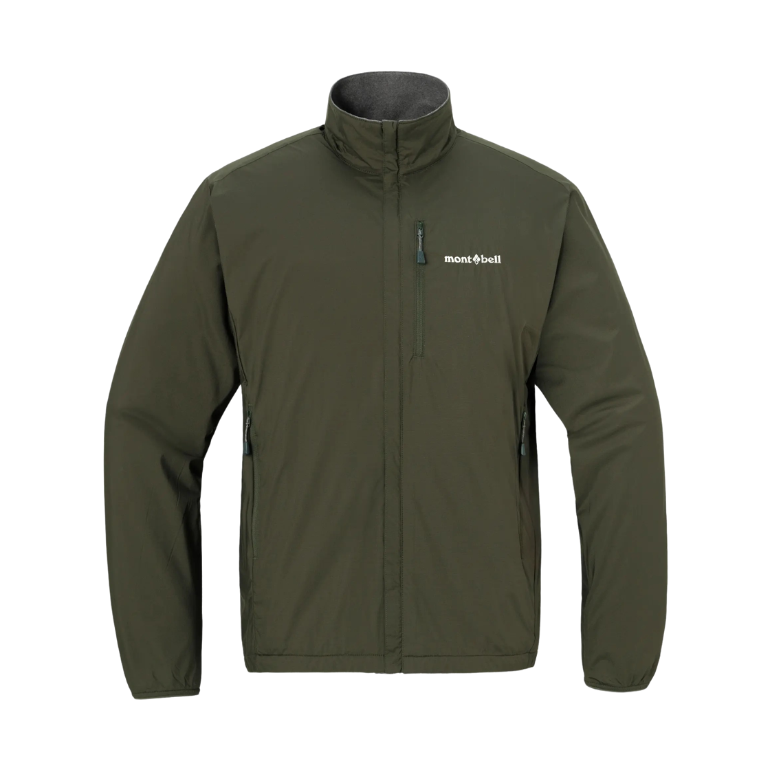 2304662 Montbell Chameece Reversible Jacket Dark Green 1
