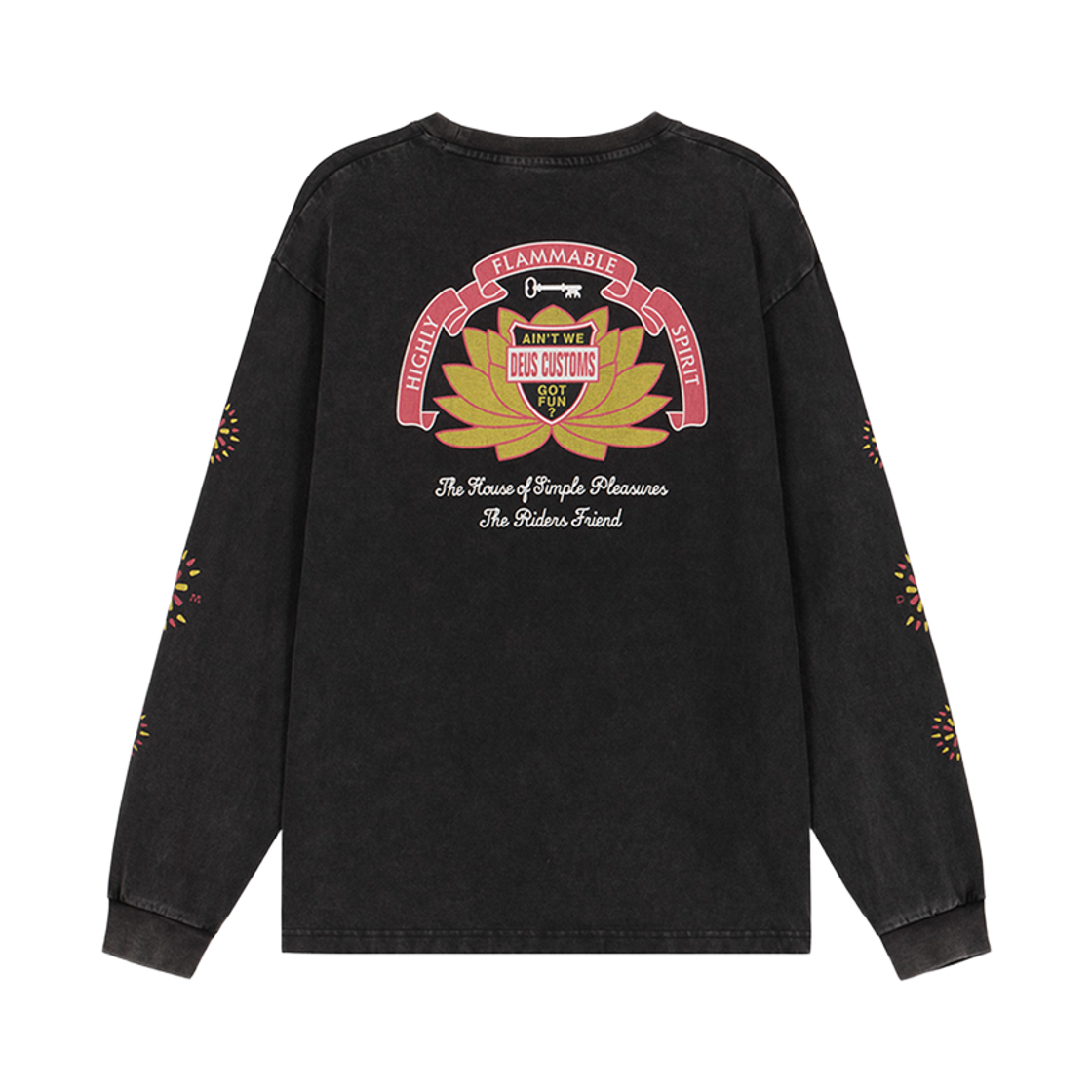 D263ULT230094 [6% 적립] Deus Ex Machina Sacred Chest Ls Tee Charcoal