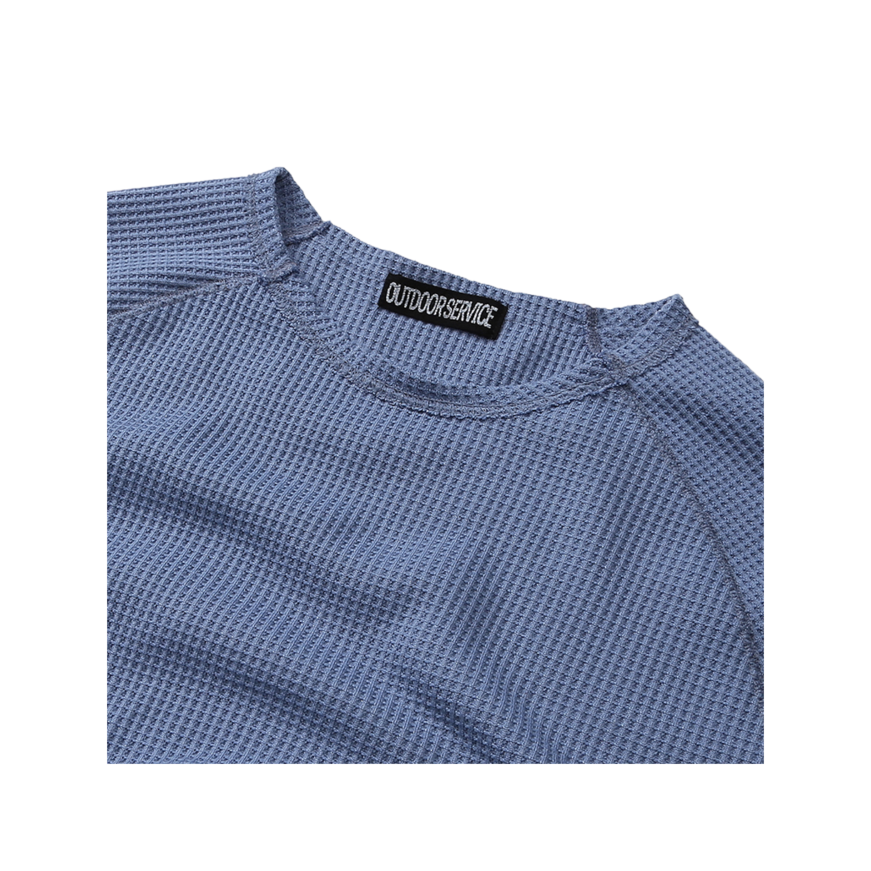 아웃도어서비스 로우 와플 롱 슬리브 - 블루(OS Raw Waffle Long Sleeve - Blue) - 3
