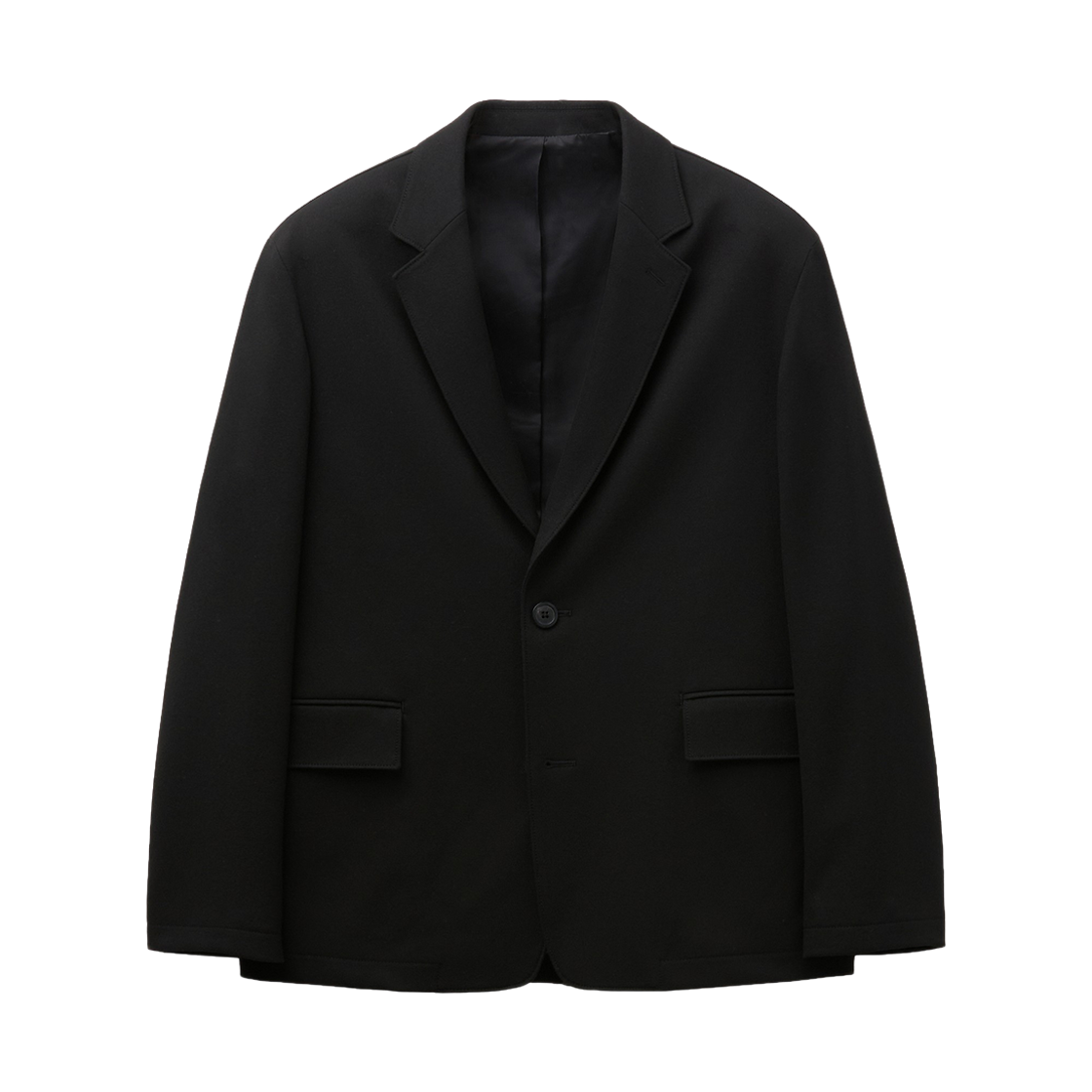 커스텀멜로우 에센셜 루즈핏 셋업 자켓 블랙(Customellow Essential Loose-Fit Set-Up Jacket Black) - 1