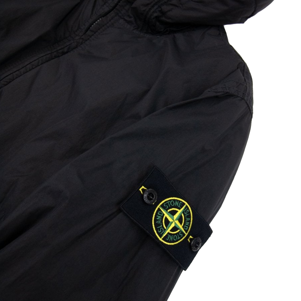[20% 쿠폰] 스톤 아일랜드 크링클랩스 프리마로프트 후드자켓 블랙 - 25FW([20% 쿠폰] Stone Island Crinkle Reps PrimaLoft Hooded Jacket Black - 25FW) - 4