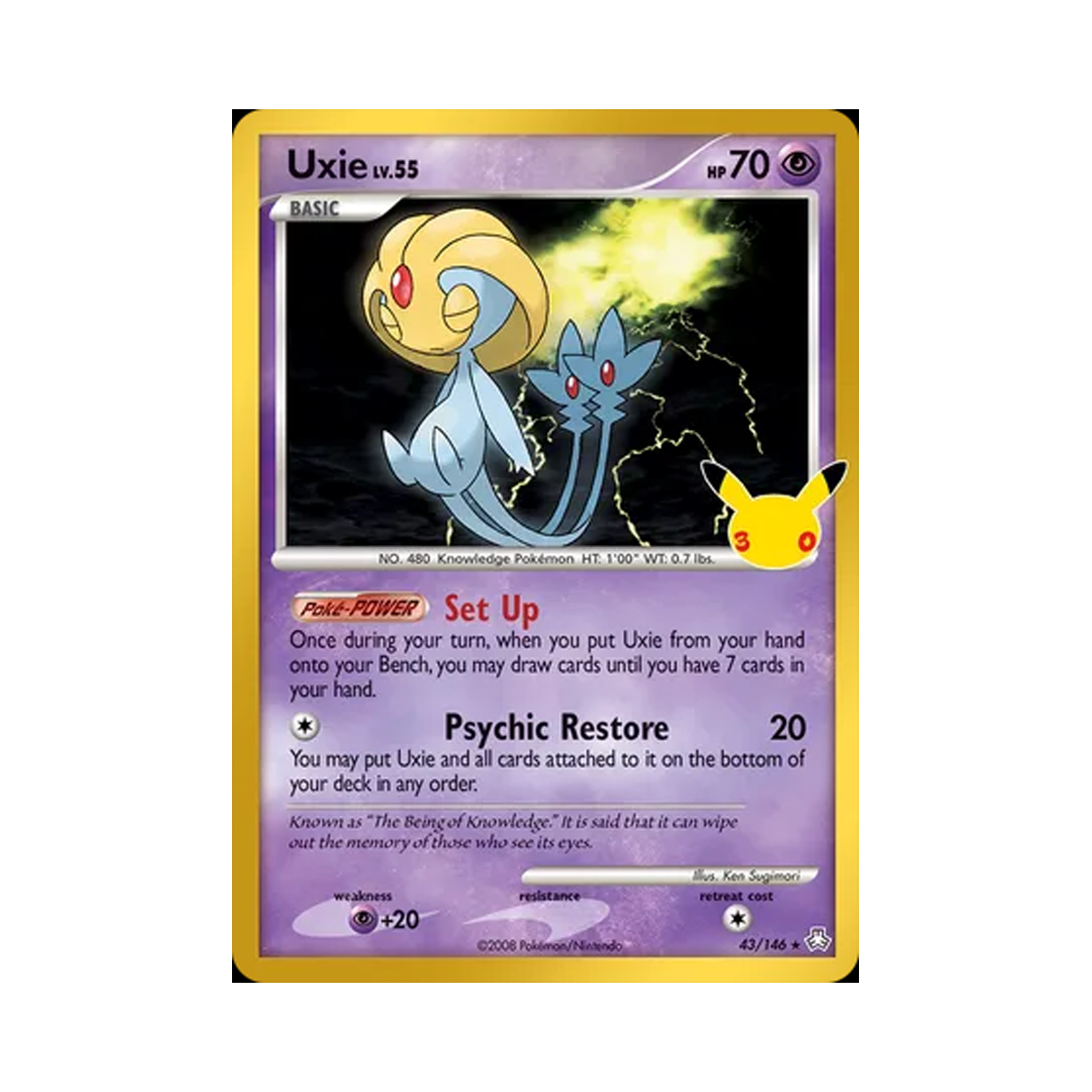 포켓몬 TCG 유크시 R 30주년 기념 클래식 컬렉션 (영문판)(Pokemon TCG Uxie R 30th Celebration Classic Collection (English Ver.)) - 1