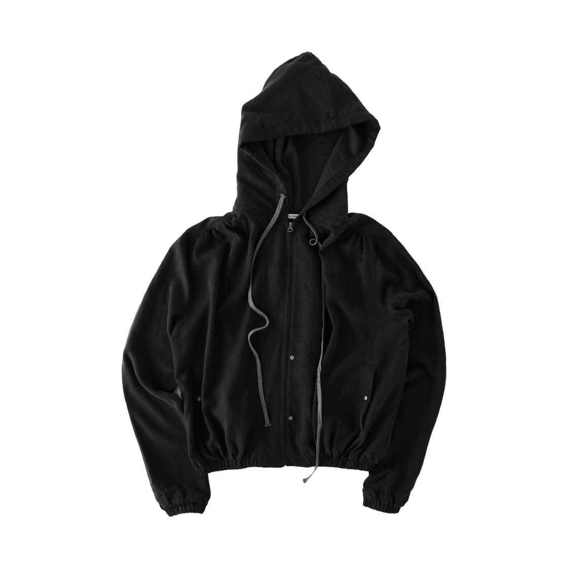 울리카 상투스 플러켓 후디드 자켓 블랙 - 26FW(Ulika Sanctus Placket Hooded Jacket Black - 26FW)