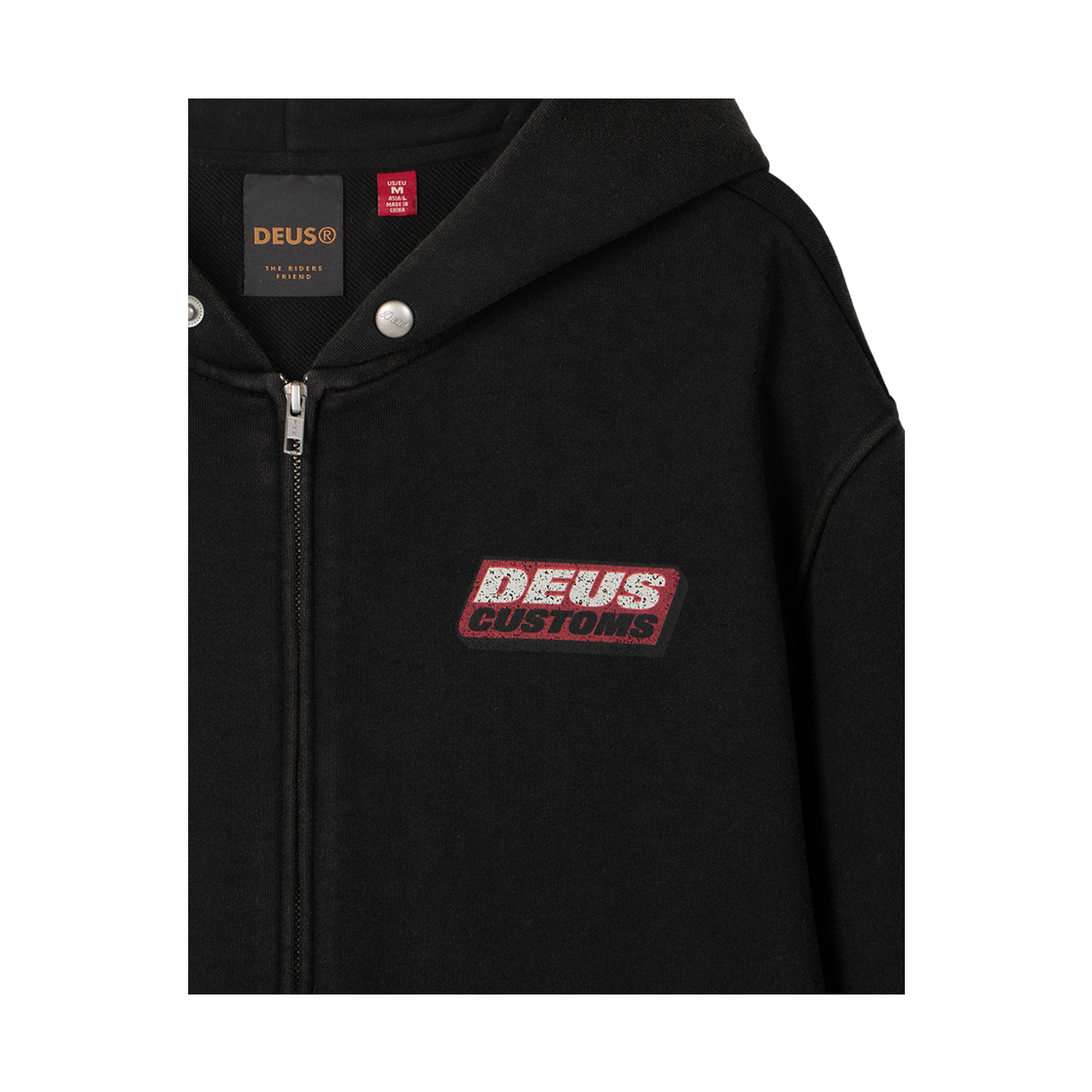 [6% 적립] 데우스 엑스 마키나 그래픽 집 후디 블랙([6% 적립] Deus Ex Machina Graphic Zip Hoodie Black) - 4
