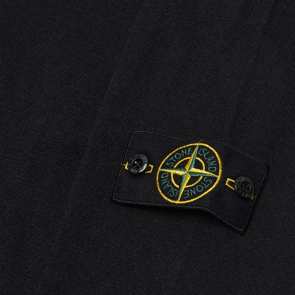 [20% 쿠폰] 스톤 아일랜드 패치 니트 블랙 - 26SS([20% 쿠폰] Stone Island Patch Knit Black - 26SS) - 4