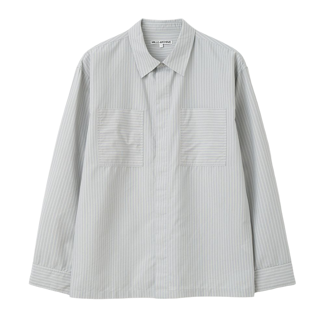 ML915GRA milloarchive Vault Stripe Shirt Gray