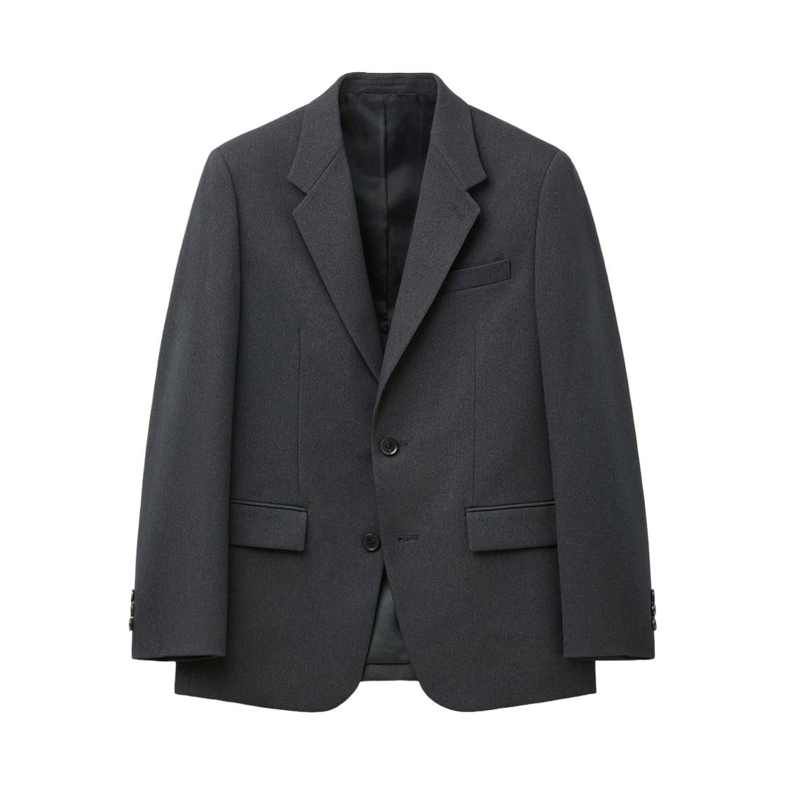 커스텀멜로우 에센셜 레귤러핏 셋업 자켓 다크 그레이(Customellow Essential Regular-Fit Set-Up Jacket Dark Gray) - 1