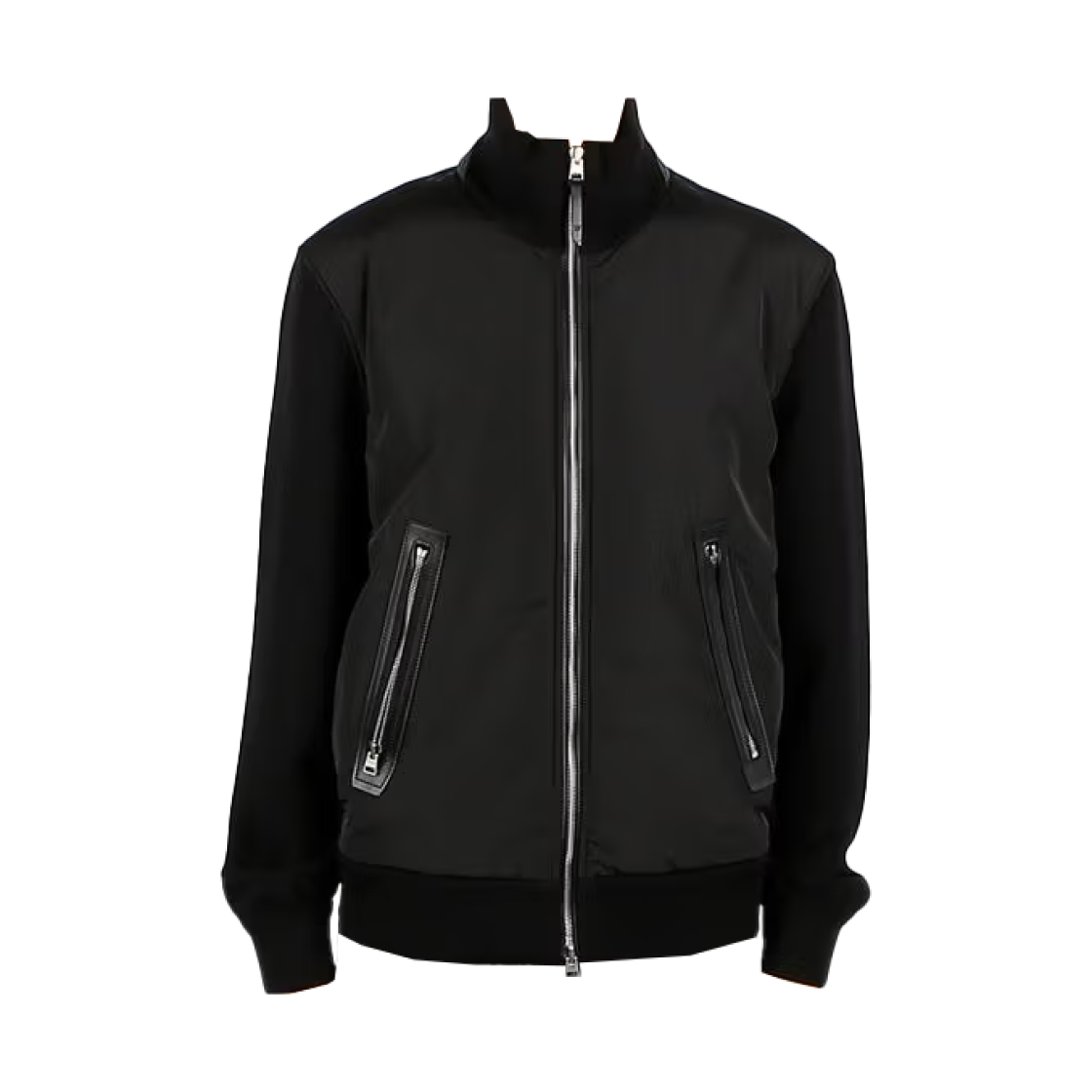 톰포드 나일론 프론트 울 집업 자켓 블랙(Tom Ford Nylon Front Wool Zip Up Jacket Black)